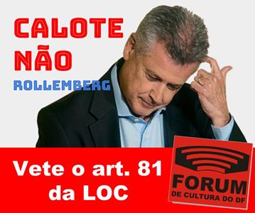 Fórum de Cultura considera o artigo 81 uma traição do governador