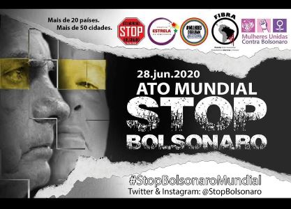 O Levante Mulheres Derrubam Bolsonaro se une a uma série de manifestações pelo mundo e junta forças com o Stop Bolsonaro.