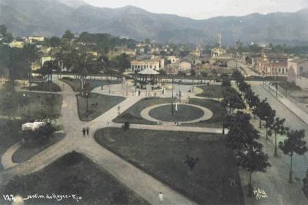 Jardim do Méier - 1920 (Foto: Augusto Malta)