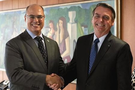 Witzel e Bolsonaro, unidos ontem,  brigam hoje pelo poder